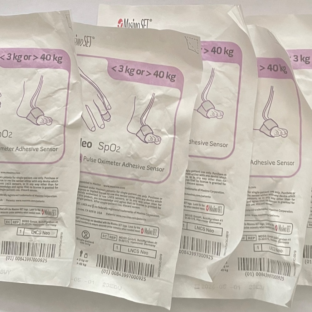5 LNCS neo oxygen sensor Masimo Disposable Neonatal Adult Spo2 Sensor for Masimo